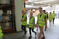 Zdjęcie: V wizyta I klasy TOR w firmie Werner Kenkel sp. z o.o.