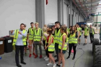 Zdjęcie: V wizyta I klasy TOR w firmie Werner Kenkel sp. z o.o.