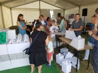 Zdjęcie: Piknik naukowy w Inkubatorze Przedsiębiorczości czyli papierowe konstrukcje szynowe