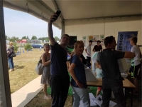 Zdjęcie: Piknik naukowy w Inkubatorze Przedsiębiorczości czyli papierowe konstrukcje szynowe