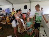 Zdjęcie: Piknik naukowy w Inkubatorze Przedsiębiorczości czyli papierowe konstrukcje szynowe