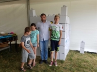 Zdjęcie: Piknik naukowy w Inkubatorze Przedsiębiorczości czyli papierowe konstrukcje szynowe