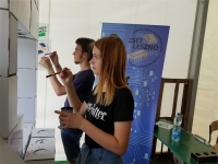 Zdjęcie: Piknik naukowy w Inkubatorze Przedsiębiorczości czyli papierowe konstrukcje szynowe