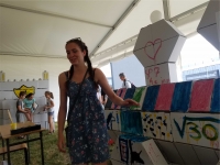 Zdjęcie: Piknik naukowy w Inkubatorze Przedsiębiorczości czyli papierowe konstrukcje szynowe